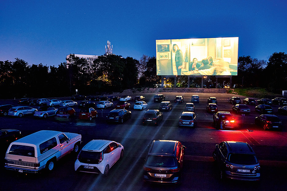 Foto: Thomas Schäkel Nostalgisches Vergnügen: Drive In Autokino Köln Porz