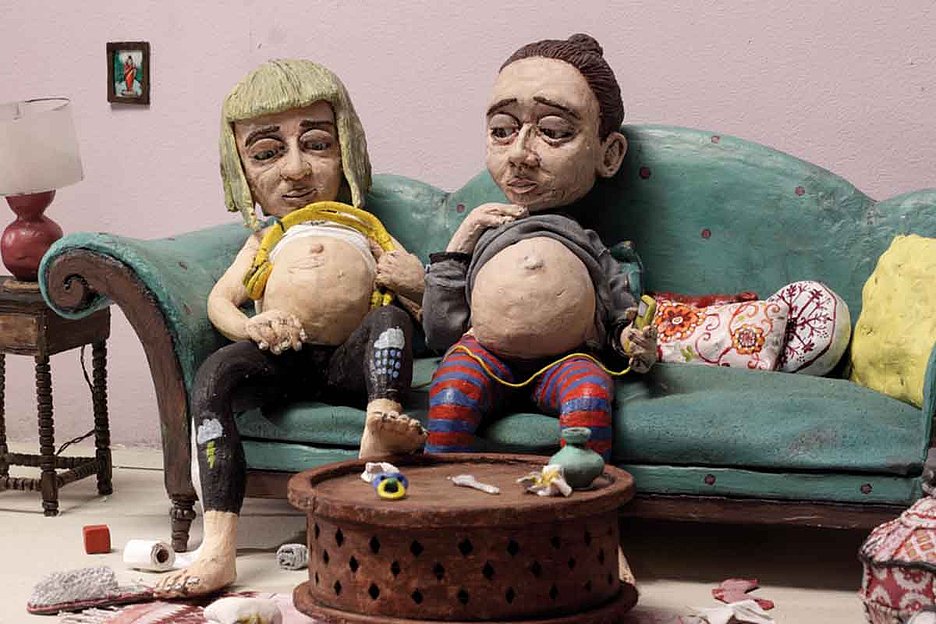 Still aus: Joanna Rytel, Moms on Fire, Schweden 2016, Animationsfilm,  Farbe 12’50 Min., © Joanna Rytel 