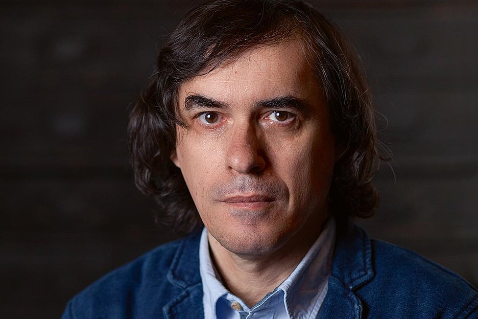 Barock überbordender Fabulierer: Mircea Cărtărescu, Foto: Leonard Hilzensauer, Zsolnay Verlag