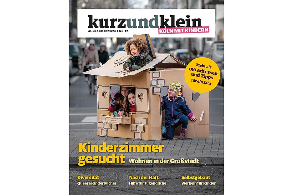 kurzundklein — Köln mit Kindern erscheint einmal jährlich im Stadtrevue-Verlag