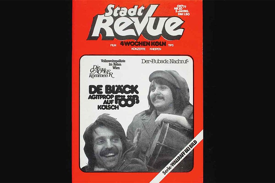 Oktober 1977 Wir dokumentieren den sogenannten Buback-Nachruf des Göttinger Mescalero, eine kritische Reflexion zur Ermordung Generalstaatsanwalts Siegfried Buback durch ein Kommando der Roten Armee Fraktion (RAF). Der Staatsschutz wertet den »Nachruf« als Billigung der Tat und verfolgt die Medien, die ihn abdrucken, juristisch. So kommt es zur ersten Hausdurchsuchung der Stadtrevue samt Beschlagnahmung der Abonnenten-Kartei.