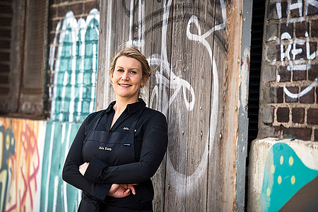 Wartet noch auf den Termin: Sterne-Köchin Julia Komp hat viel vor in Mülheim