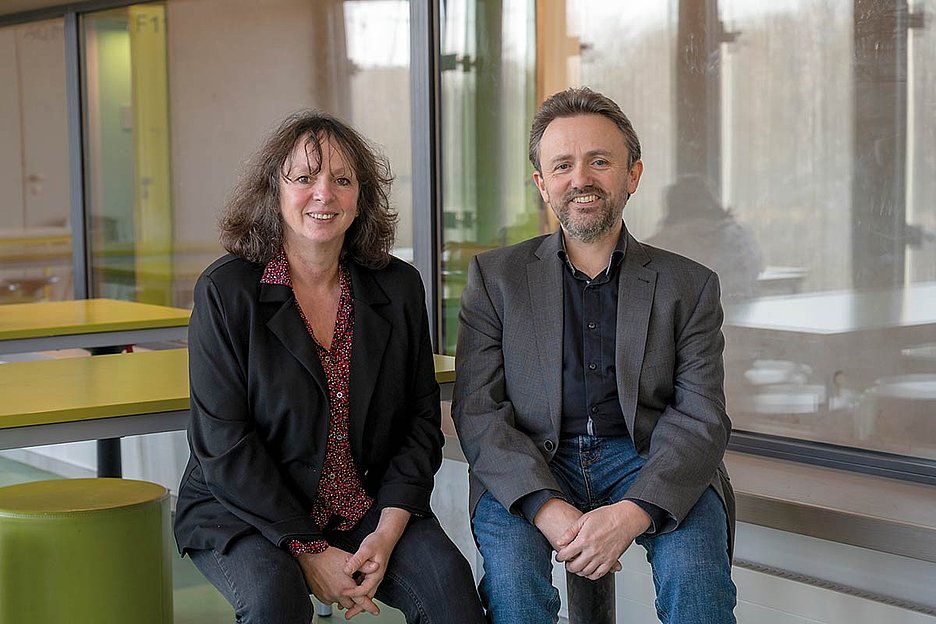 Foto: Dörthe Boxberg / Stadtrevue »Ohne die Gymnasien ist Inklusion auf Dauer nicht denkbar«: Antje Schmidt und Sven Trapp vom Albertus-Magnus-Gymnasium