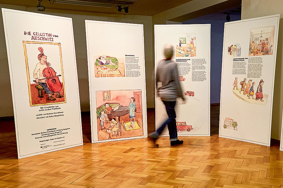 Foto: Thomas Janzen Klärt Kinder auf sensible Weise über den Holocaust auf: Ausstellung über das Leben von Anita Lasker-Wallfisch, Foto: Thomas Janzen