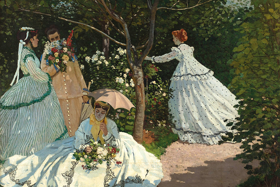 © Foto: bpk RMN Grand Palais Hervé Lewandowski Claude Monet, Frauen im Garten, 1866, Öl auf Leinwand, Musée d’Orsay Paris © Foto: bpk RMN Grand Palais Hervé Lewandowski