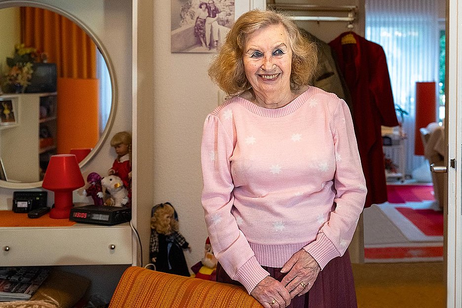 »Meine Nachbarschaft ist wie eine Familie für mich«: Paula Hilsemer  lebt seit 70 Jahren in ihrer Wohnung in Mülheim. An Heiligabend  schickte die Vermieterin die Kündigung wegen Eigenbedarfs. Nun darf  die 94-Jährige doch bleiben