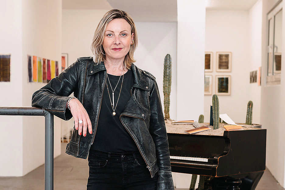Foto: Heike Sieber Galeristin mit Punk-Attitüde: Petra Martinetz