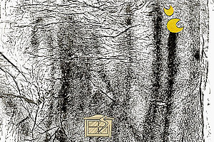 Organisch (14), 2021, Papierintarsie, 29,7 × 21 cm | © the artist