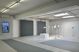 Kunstinstallation im Raum