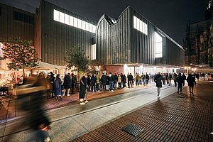 »Da muss doch jemand drauf schauen!«: Schlange vor dem Museum Ludwig 