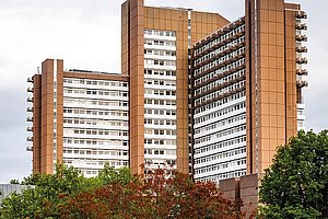 Umnutzung nicht erwünscht: Justizzentrum in Sülz