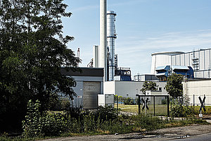 Hoffentlich bald Baudenkmal: Kraftwerk im Niehler Hafen