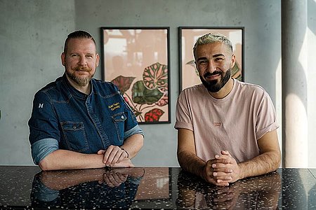 Grüner Daumen bei Speis und Trank: Michael Szofer und Ehsan Kasem