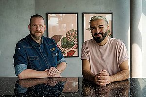 Grüner Daumen bei Speis und Trank: Michael Szofer und Ehsan Kasem