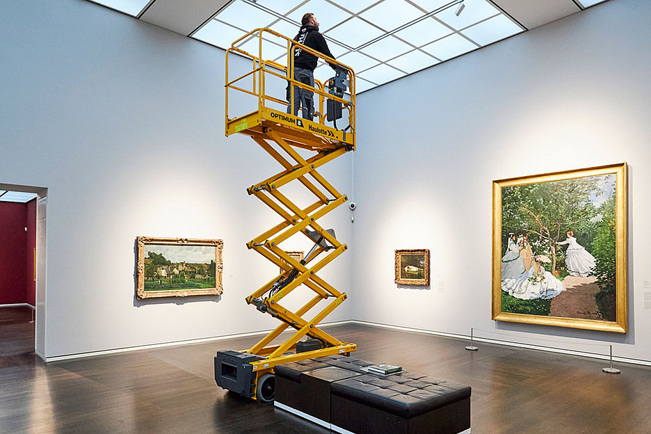 Foto: Thomas Schäkel / Stadtrevue Die Leuchtmittel im Wallraf-Richartz-Museum werden auf LED umgestellt