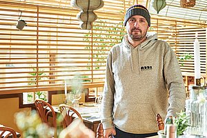 Nostalgie mit Bistro-Küche: Daniel Rabe im neuen Palmengarten