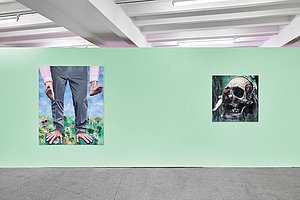 Hoi Köln, Teil 3: Albtraum Malerei, Installationsansicht Kölnischer ­Kunstverein, 2024, Foto: Mareike Tocha