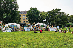 Klimacamp Uniwiese
