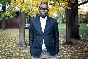 Ein Mann, viele Stimmen: Fiston Mwanza Mujila, Foto: Richard Haufe-Ahmels