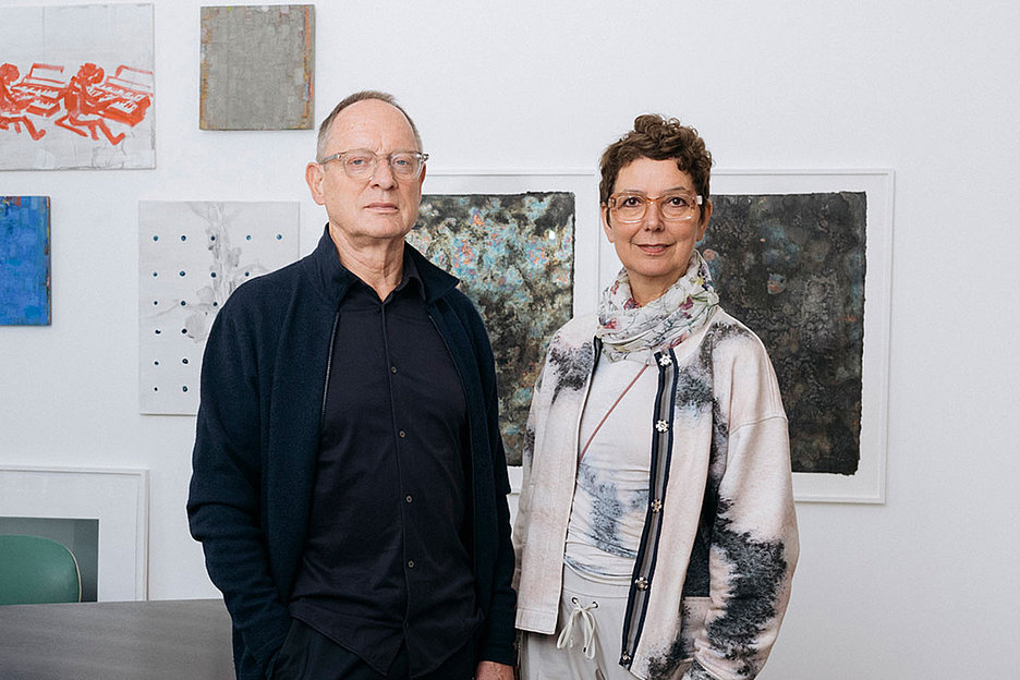 Foto: Silviu Guiman Galeristenpaar Thomas Rehbein & Sylvia Stulz-Rehbein Foto: Silviu Guiman