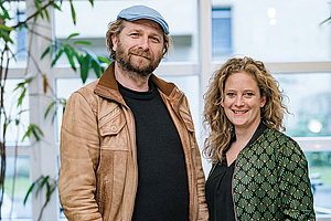 Un-Label Studio: Nils Rottgardt und Lisette Reuter in ihrem neuen Büro in Ehrenfeld  