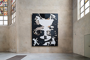 Rubens replaced by Kara Walker: Blick in das Kirchenschiff © C. Franken