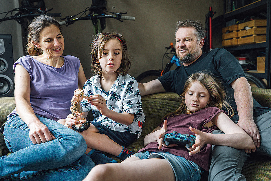 Foto: Susanne Troll »Krass, wie wenige Eltern vegane Ernährung für ihre Kinder richtig finden«: Familie Schultze aus Nippes