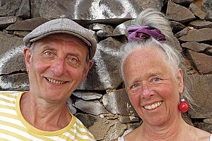 Roland Kaiser und Angie Hiesl: Grenzgänger der Performance-Kunst  Foto: Roland Kaiser 2019
