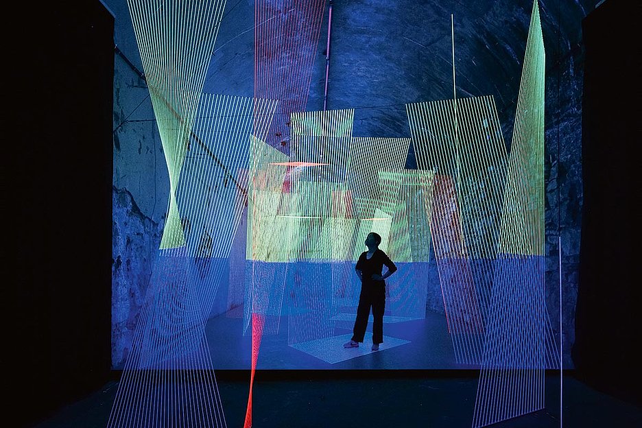Foto: Frank Vinken Lichtmuseum Unna, Jeongmoon Choi, »Floating Horizon«, Foto: Frank Vinken