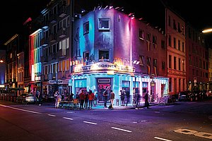 Sorge um den Safe Space: Schaafenstraße bei Nacht
