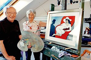 Machten stets gemeinsame Sache: Manfred Weil und seine Frau Alisa, Foto: Holger Arndt, Generalanzeiger BN
