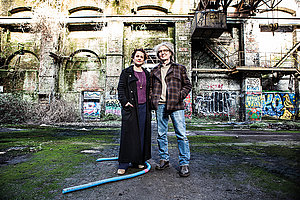 Sind gekommen, um zu bleiben: Anja Kolacek und Marc Leßle von »raum 13«