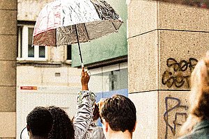 Die Realität als Bühne: »Downtown Paradise« in Köln (Foto: Evi Blink)
