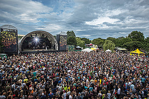 Auch 2021 fraglich: Volles Festivalgelände , Foto: Frank Meissner, © summerjam.de