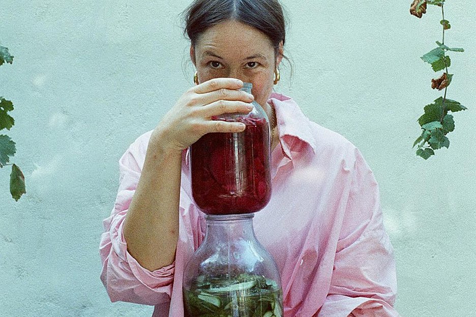 © Sopho Kobidze Essbare Skulpturen mit Einmachgläsern: Paula Erstmann, © Sopho Kobidze