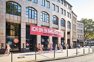 Noch ist das nur Wunschdenken: Künftiges Interim des Stadtmuseums an der Minoritenstraße 