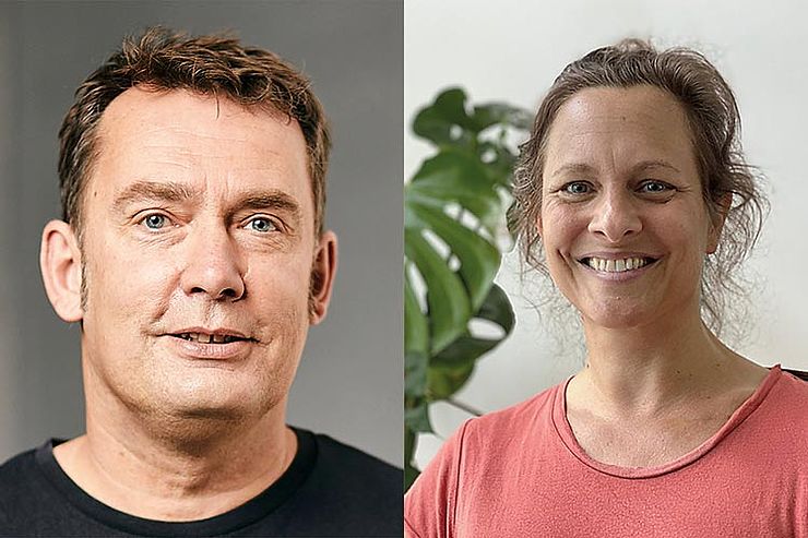 Thor Zimmermann (GUT) und Nicolin Gabrysch (Klima Freunde)