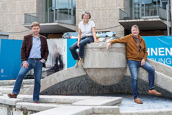»Kunst im öffentlichen Raum besser präsentieren«:  Kay von Keitz, Friederike van Duiven, Frank Deja 