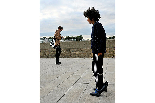 Das Leben der anderen: »A Mile In My Shoes« auf dem Ebertplatz, Foto: Sommerblut