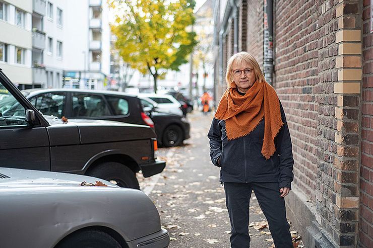 Räumt die Gehwege frei: Anne Grose vom Fußgänger-Verband FUSS e.V.