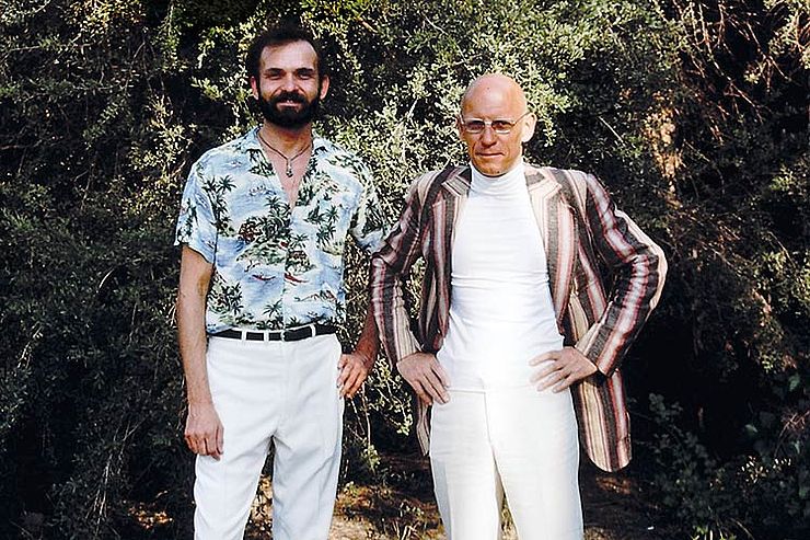Unter der Sonne Kaliforniens: Simeon Wade (l.) und Michel Foucault, Foto: © David Wade