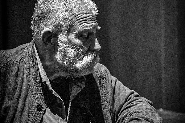 Krachfanatiker mit einem Faible für zerbrechlichen, rostigen Blues:  Peter Brötzmann, Foto: Frank Schindelbeck