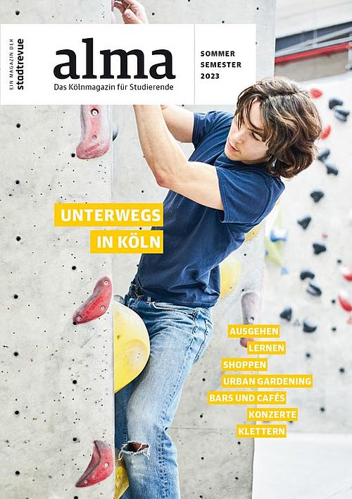 Magazincover von alma – Das Kölnmagazin für Studierende