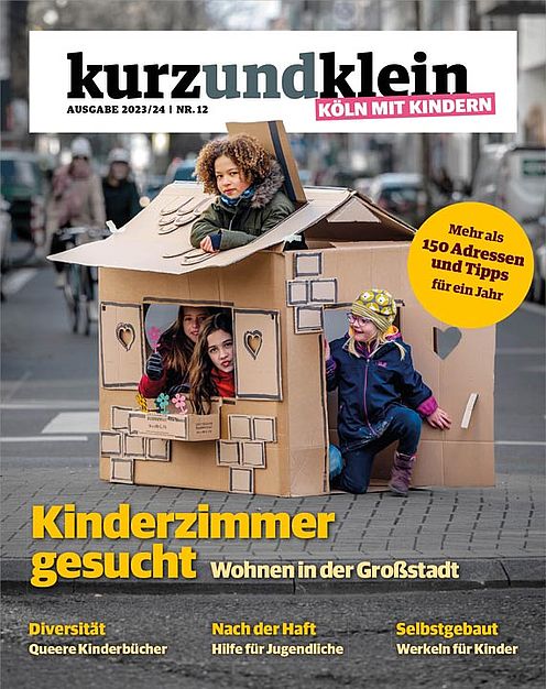 Magazincover: kurz und klein – Köln mit Kindern