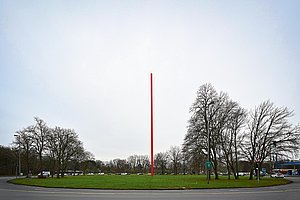 Bedrohte Kunst: Standortmitte von Lutz Fritsch am Bonner Verteiler