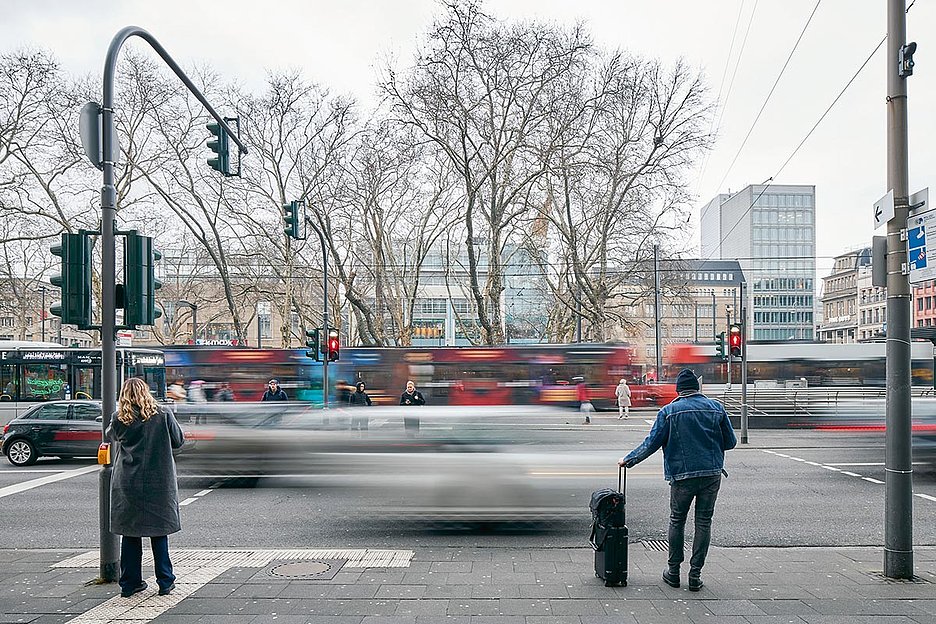 Foto: Thomas Schäkel / Stadtrevue Erst mal passiert nix: Ost-West-Achse am Neumarkt
