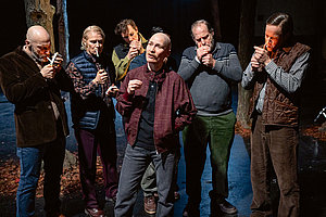 »Incel-Treffen«: Investigatives Dokumentartheater, Foto: Krafft Angerer