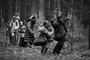 Menschen auf der Flucht © Agata Kubis