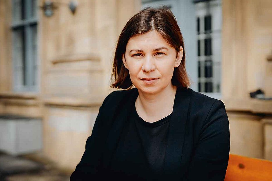 Foto: Maria Svidryk Schreiben gegen das Vergessen: Tanja Maljartschuk; Foto: Maria Svidryk
