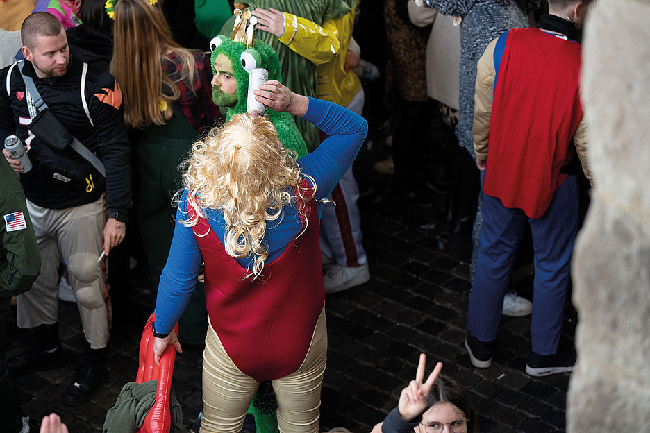 Foto: Dörthe Boxberg / Stadtrevue Dufte Party, aber wer ist hier eigentlich der Veranstalter? Sessionseröffnung im vergangenen Jahr